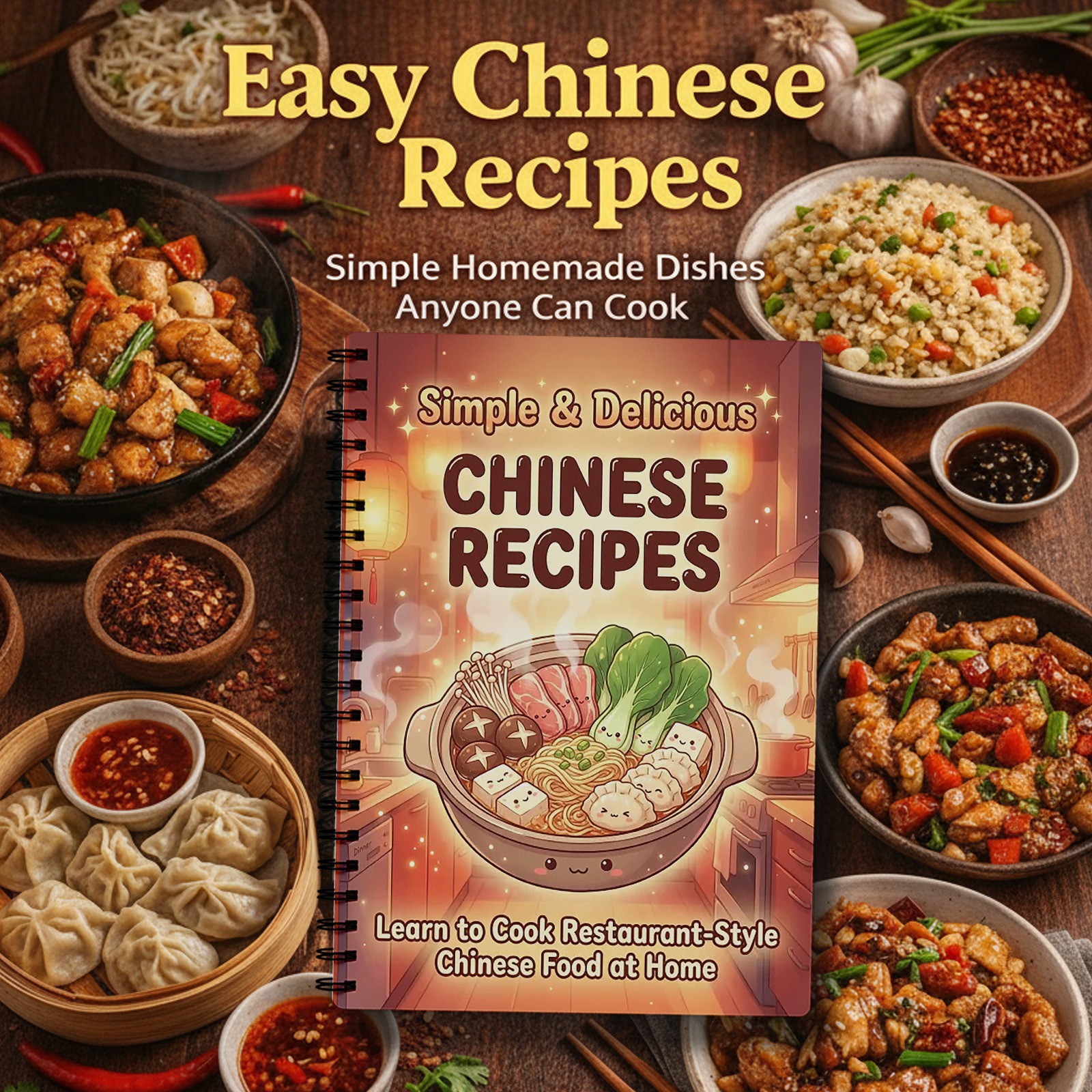 Home Cooking Recipe - Chinese Home Cooking Recipe Notebook Step
