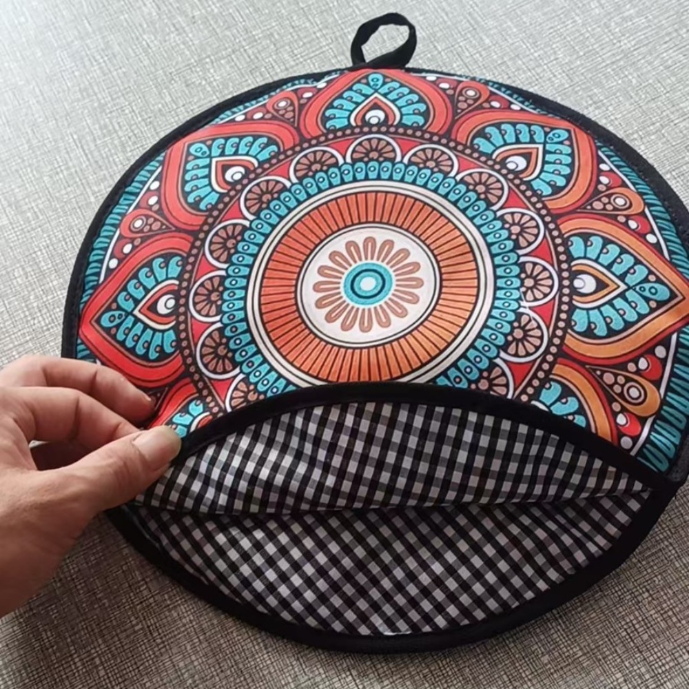 Tortilla Warmer Cloth - Microwavable Tortilla Warmer Pouch 12 Inch