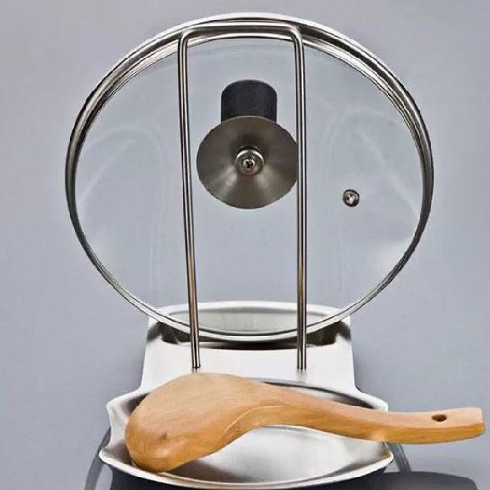 Home Cooking Delivery - Stainless Steel Pot Lid Holder Kitchen
