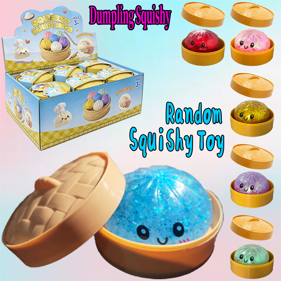 Steamer Bamboo Set - Realistic Giant Dumpling Squeeze Toy Blind