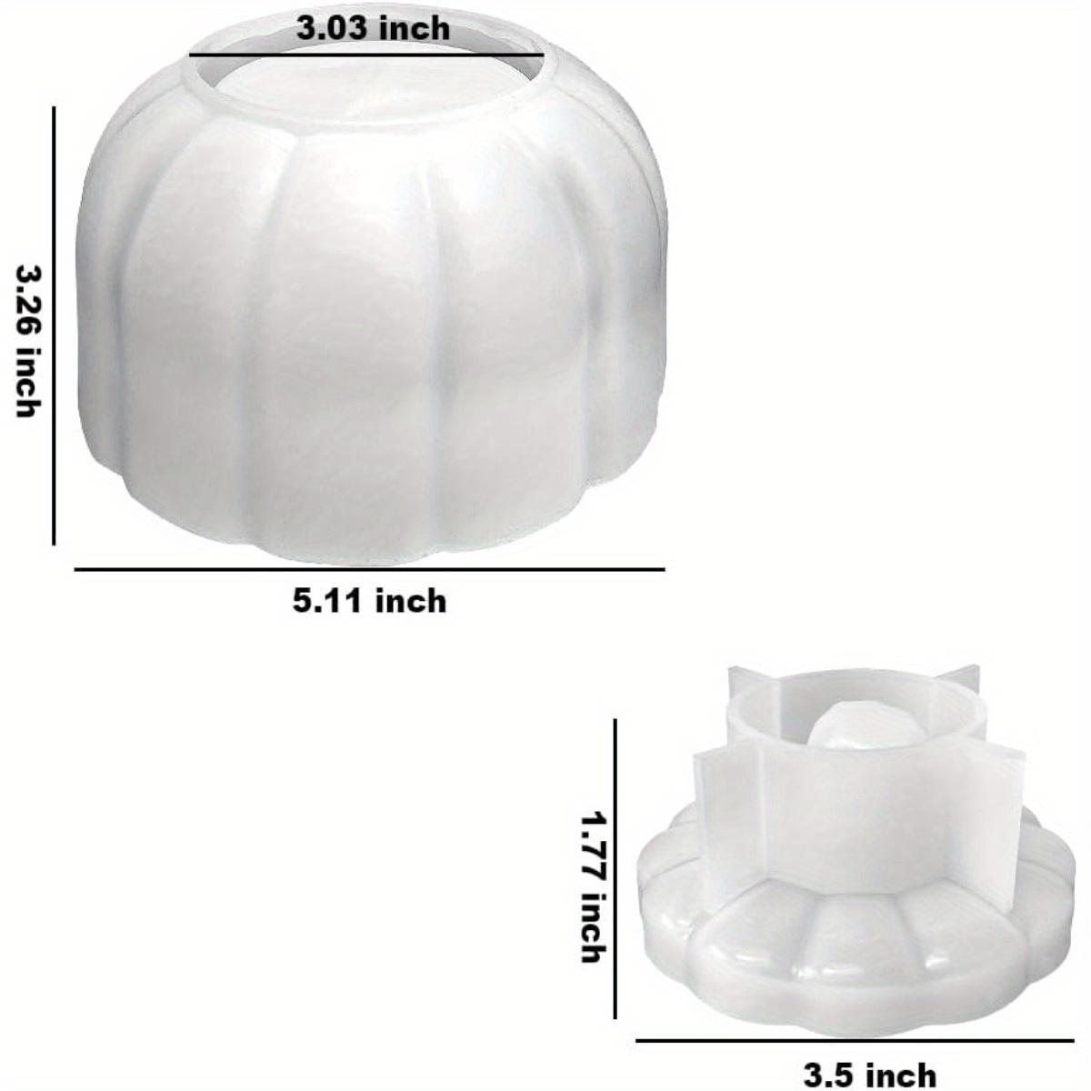 5'' Large Pumpkin Jar Mold, Ha - Idli Steamer Mold review and price