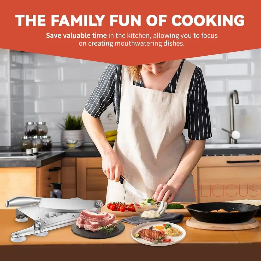 Meat Slicer Manual Ribs Cutter - Home Cooking Machine review and price