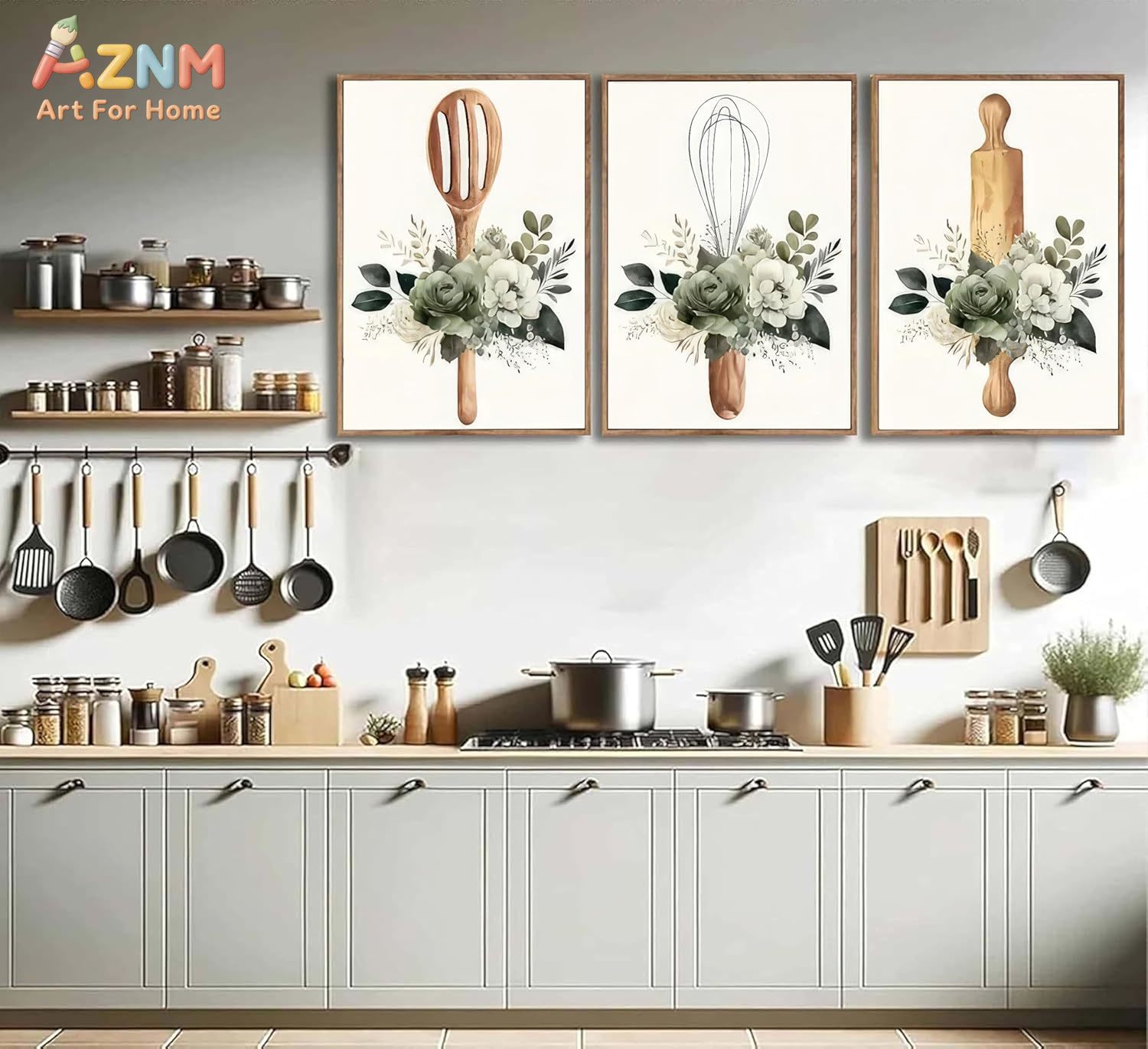 AZNM Kitchen Utensils Floral C - Home Cooking Delivery review and price