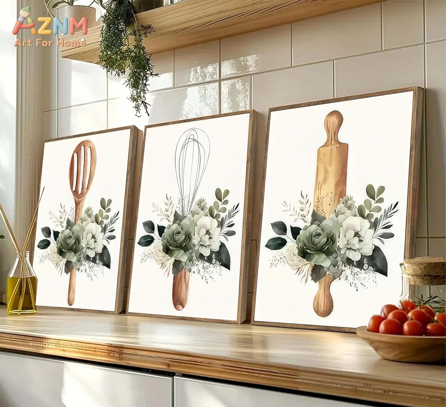 AZNM Kitchen Utensils Floral C - Home Cooking Delivery review and price