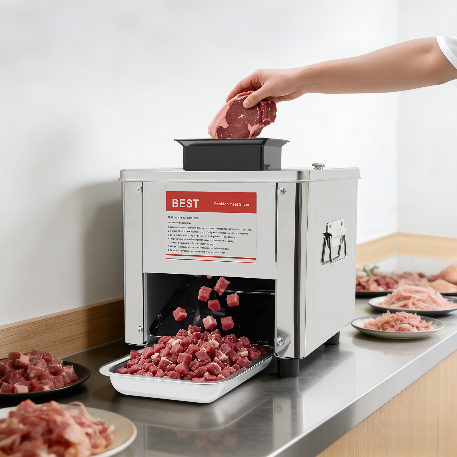 Home Meat Slicer| 2.5mm/10mm B - Home Cooking Machine review and price