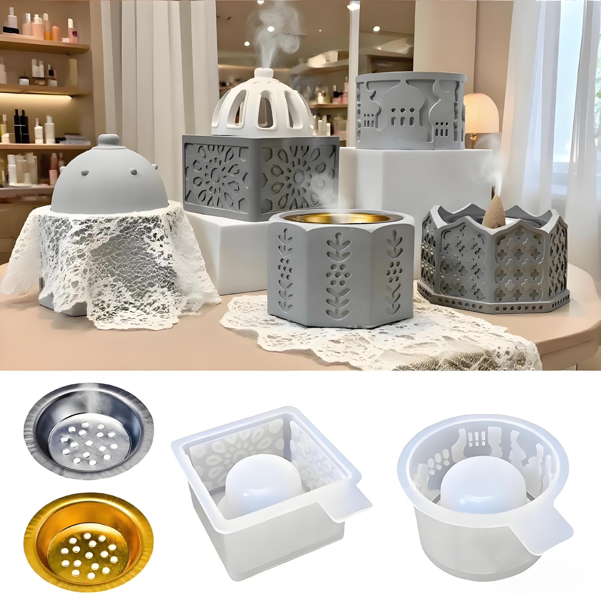 Concrete Incense Burner Silico - Idli Steamer Mold review and price