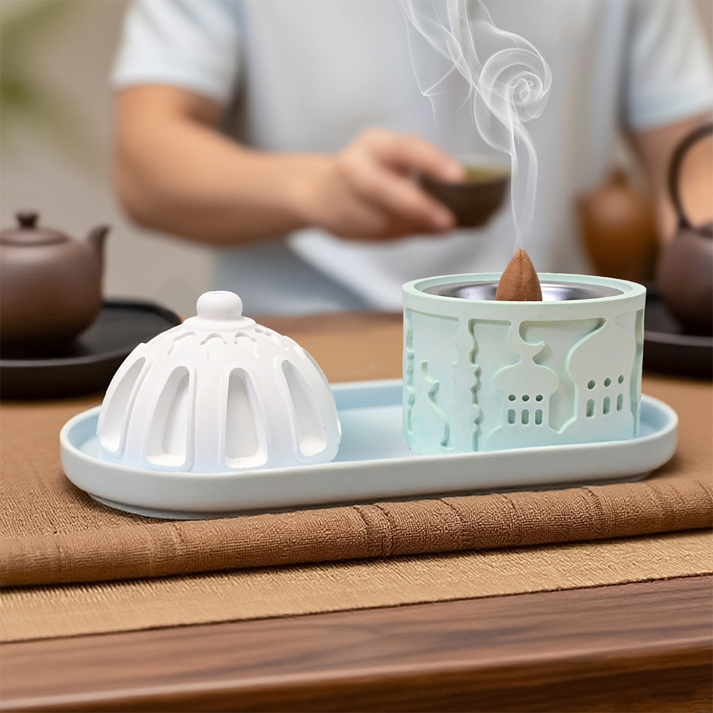 Concrete Incense Burner Silico - Idli Steamer Mold review and price
