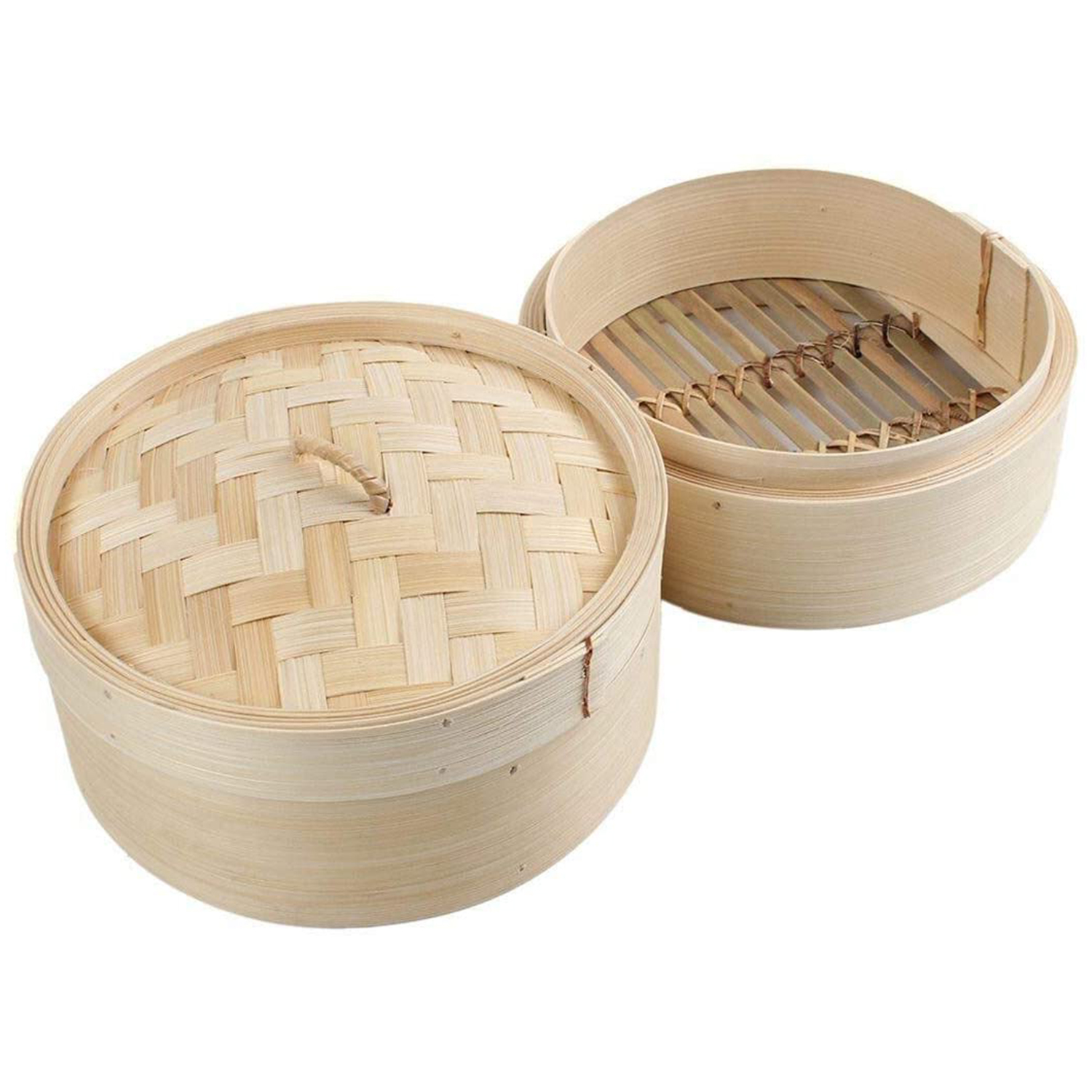AEE4-Bamboo Steamer 2 Tier 8 I - Steamer Bamboo Set review and price