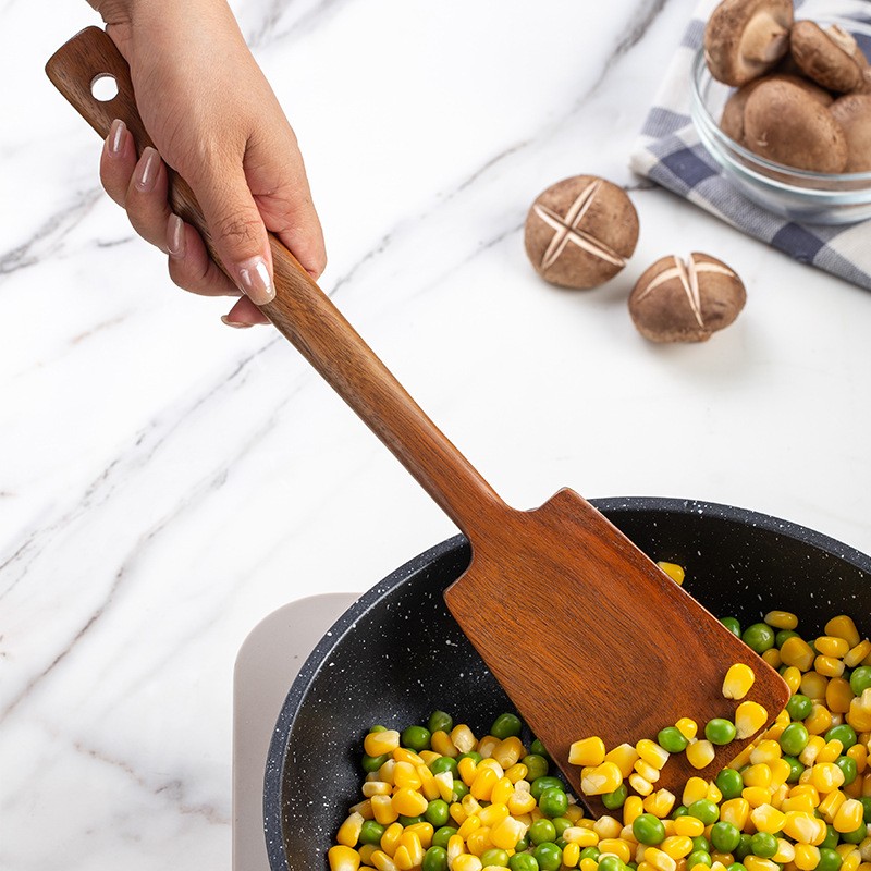 1PC-Wooden spatula for non-sti - Home Cooking Delivery review and price