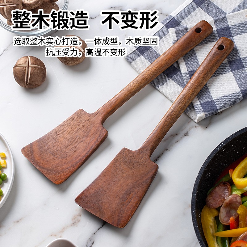 1PC-Wooden spatula for non-sti - Home Cooking Delivery review and price