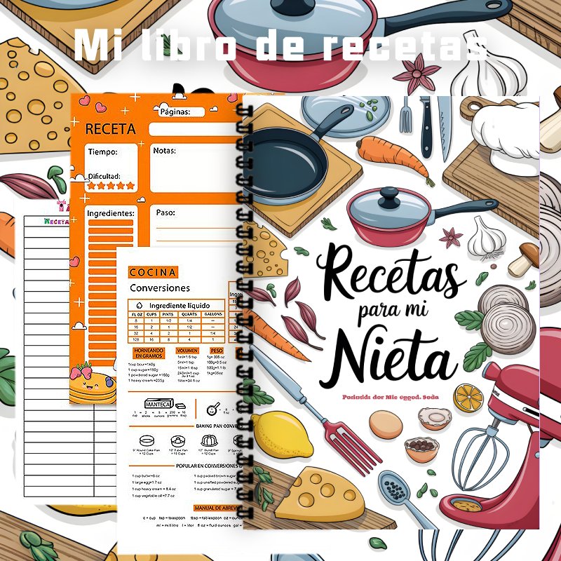 A5 Spanish Recipe Notebook, wi - Home Cooking Recipe review and price