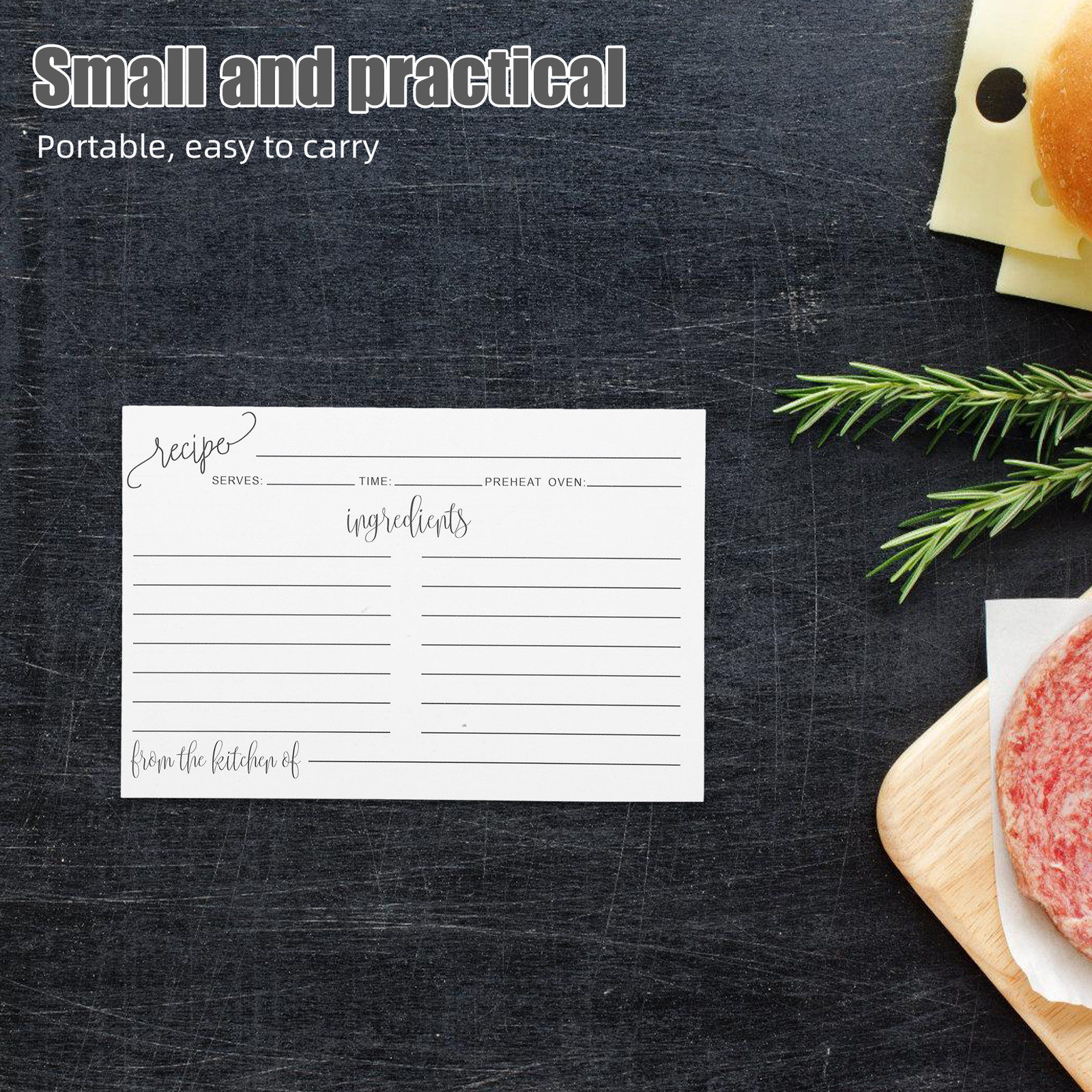 50Pcs Blank Recipe Cards Minim - Home Cooking Recipe review and price