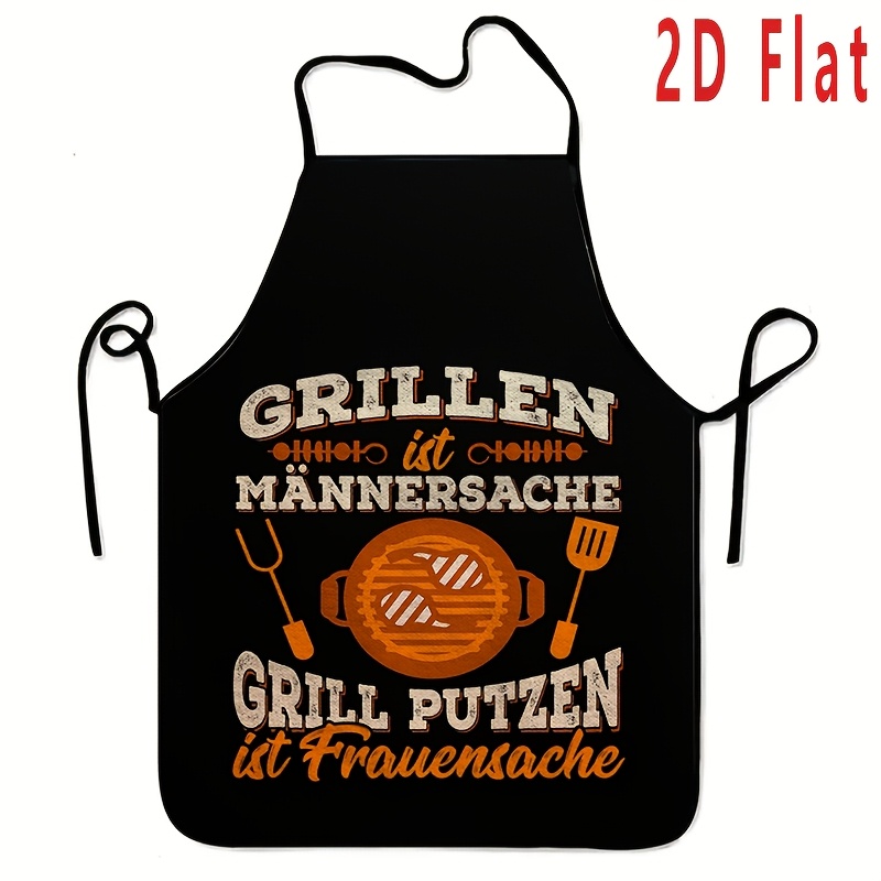 1Pc BBQ Fun Language Pattern A - Home Cooking Work review and price
