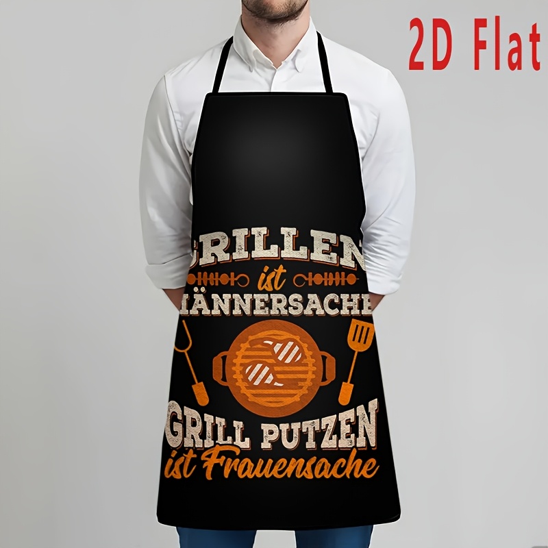 1Pc BBQ Fun Language Pattern A - Home Cooking Work review and price