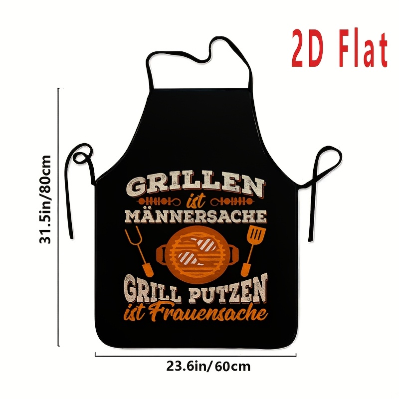1Pc BBQ Fun Language Pattern A - Home Cooking Work review and price