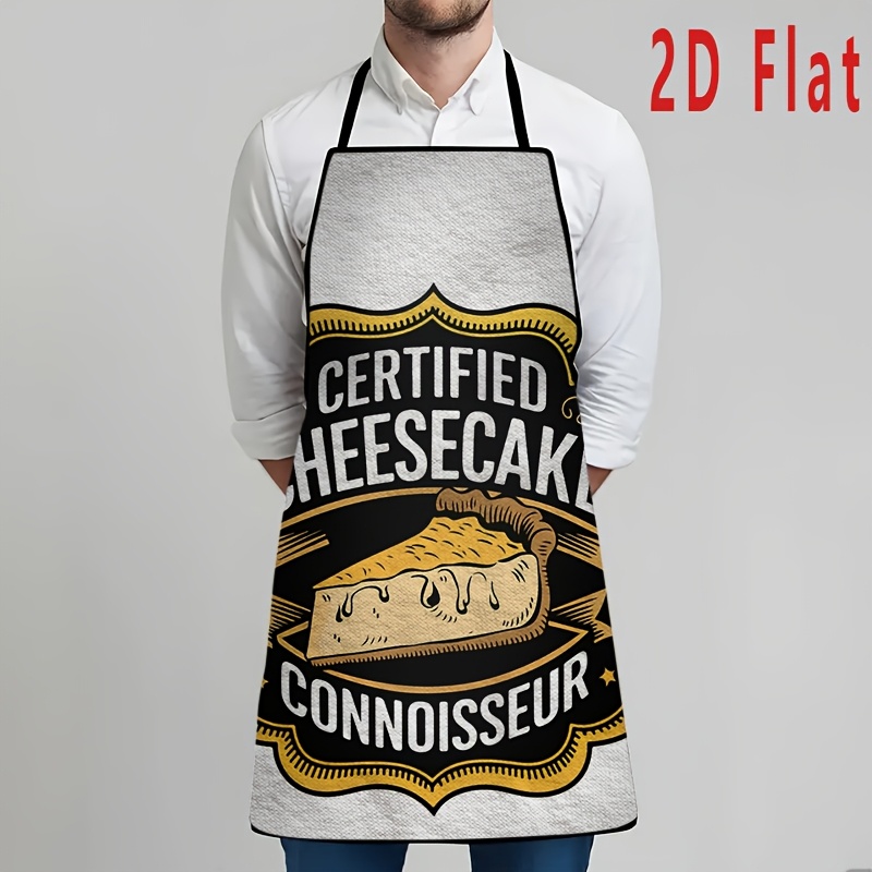 1Pc Cheesecake Printed Apron 6 - Home Cooking Work review and price